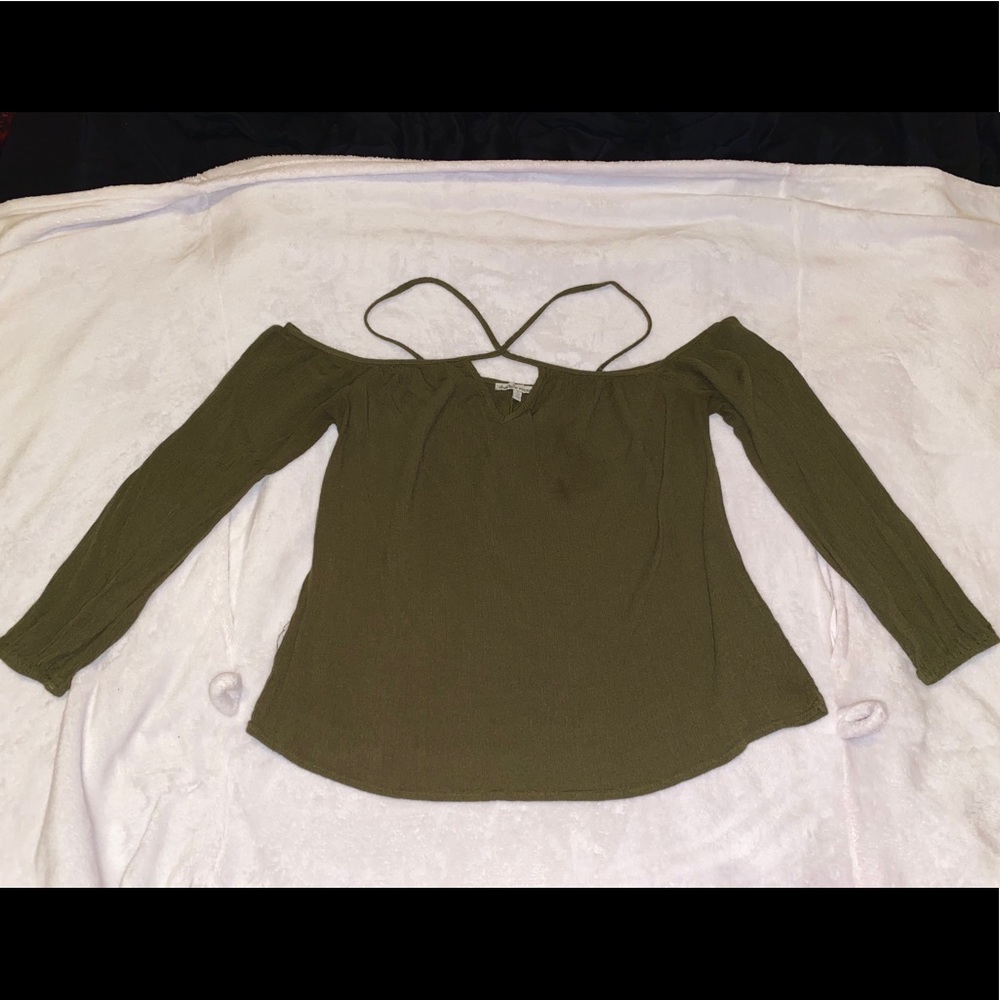 Off the shoulder top with straps